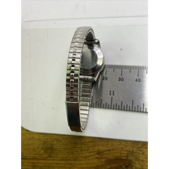 Vintage Benrus Womens Silver Mechanical Watch Runs Working Keeps Time main image 4